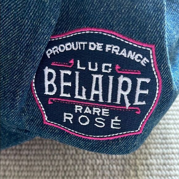 Denim Cap with Pink Lettering - Picture 2 of 7